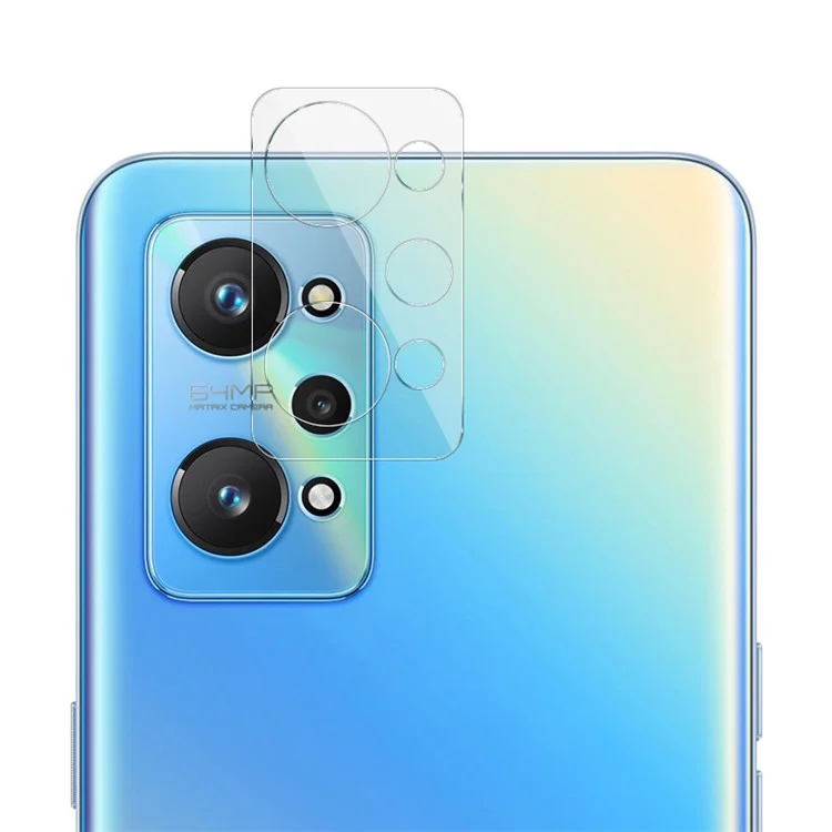 IMAK für Realme GT2/GT Neo2 5G/GT Neo 3T 5G Vollabdeckung Anti-Scratch Panzerglas Kameralinsenfilm + transparente Acryllinsenkappe