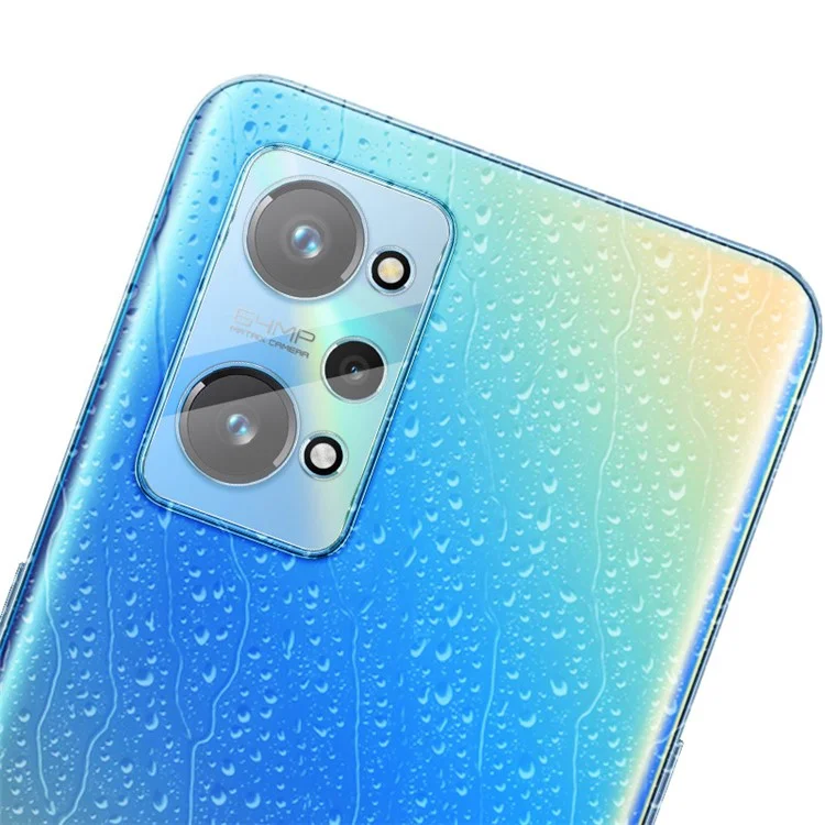 IMAK für Realme GT2/GT Neo2 5G/GT Neo 3T 5G Vollabdeckung Anti-Scratch Panzerglas Kameralinsenfilm + transparente Acryllinsenkappe
