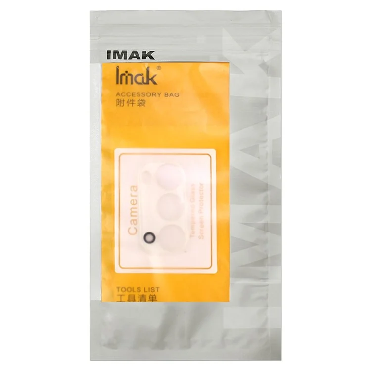 IMAK für Realme GT2/GT Neo2 5G/GT Neo 3T 5G Vollabdeckung Anti-Scratch Panzerglas Kameralinsenfilm + transparente Acryllinsenkappe