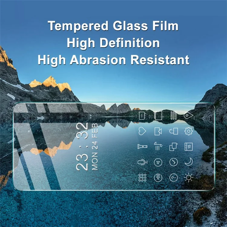 IMAK H Series Tempered Glass Film per Motorola Moto G51 5G, durezza 9H Cristal Clarity Anti-esplosione Schermo Protettore