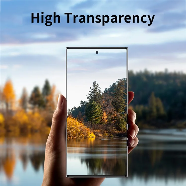 ENKAY HAT PRINCE Für Samsung Galaxy S22 Ultra 5G Voller Klebstoff Ultra Klarer Kameralinsen-Schutzfilm aus gehärtetem Glas - Transparent