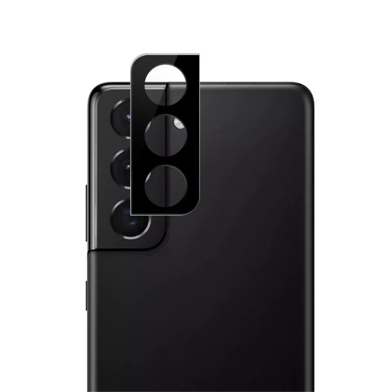 MOCOLO dla Samsung Galaxy S21+ 5G, jedwabne drukowanie, 9H, ochrona przed wybuchem, ochrona przed zarysowaniami, przezroczysta szyba z pełnym klejeniem, ochrona obiektywu aparatu - Czarny