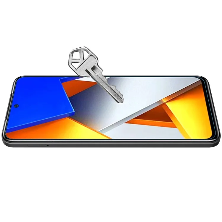 NILLKIN H+Pro AGC Glass Screen Protector für Xiaomi Poco M4 Pro, hohe Transparenz 9H Härte Gehärtetes Glas-Film