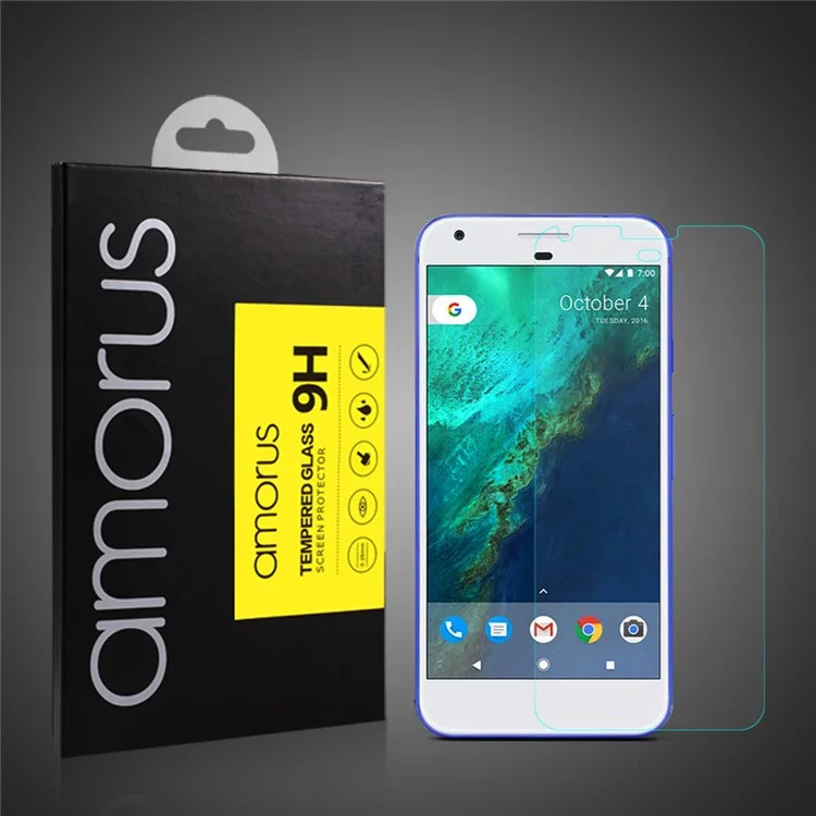 AMORUS 9H Anti-explosion Tempered Glass Screen Protector for Google Pixel XL Arc Edge
