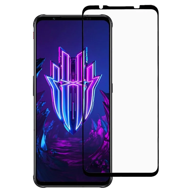 9H Hardness Screen Protector for ZTE nubia Red Magic 7 Wear-resistant Silk Printing Full Cover Full Glue Bubble Free Tempered Glass Film