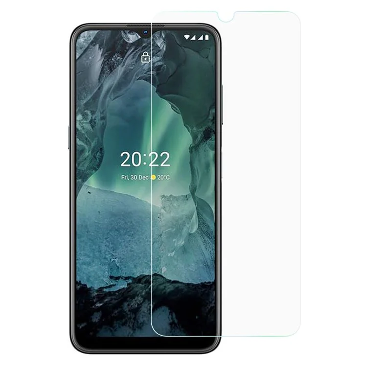 Für Nokia G21 Hervorragende Härte Smartphone-Bildschirmschutz 2.5D Arc Edge Stoßfest Explosionsgeschützt HD Klare Panzerglas-Folie