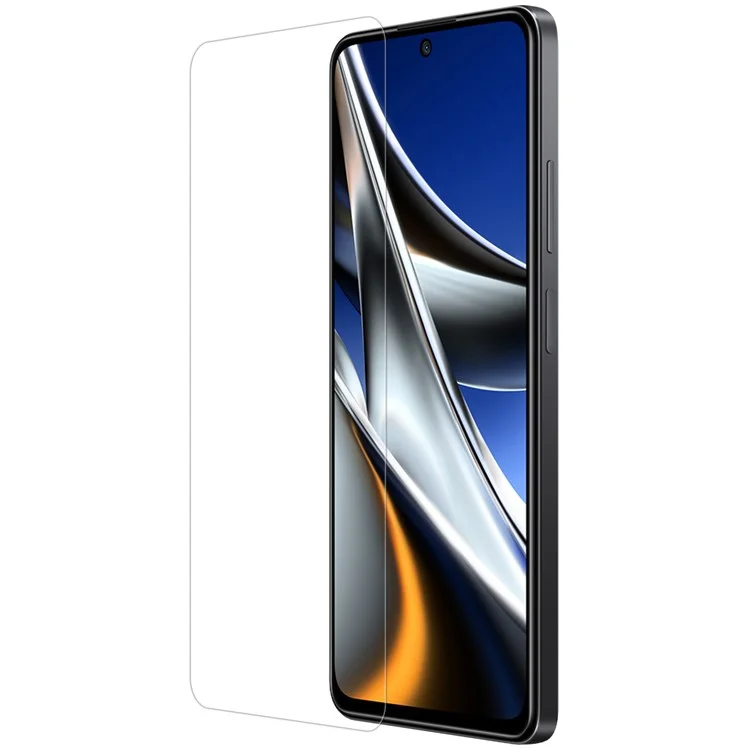 NILLKIN H Anti-oil Tempered Glass Film para Xiaomi Poco X4 Pro 5G, Protector de pantalla de cristal templado AGC de 9H de dureza, antirreflejo