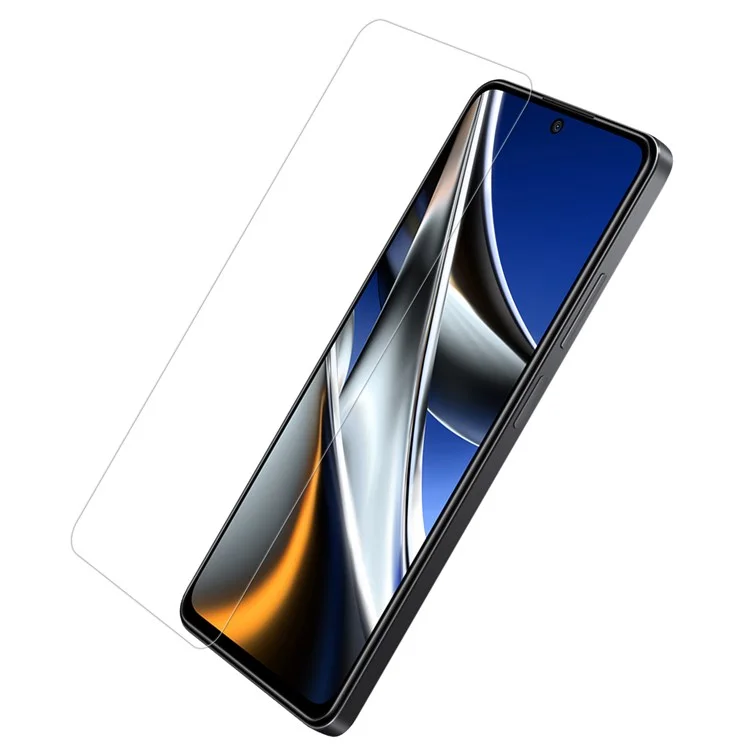 NILLKIN H Anti-oil Tempered Glass Film para Xiaomi Poco X4 Pro 5G, Protector de pantalla de cristal templado AGC de 9H de dureza, antirreflejo