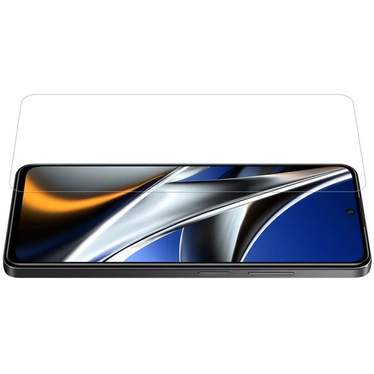 NILLKIN H Anti-oil Tempered Glass Film para Xiaomi Poco X4 Pro 5G, Protector de pantalla de cristal templado AGC de 9H de dureza, antirreflejo