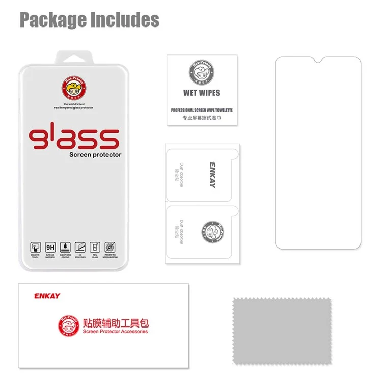 HAT PRINCE per Samsung Galaxy M33 5G (Versione Globale)/(Versione Indiana)/M23 5G/F23 5G Colla Completa 9H Anti-graffio Ultra-chiaro 0,26 mm Bordo Arrotondato a 2,5D Vetro Temperato Protettivo dello Schermo