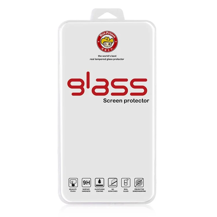 HAT PRINCE for Samsung Galaxy A73 5G Wear-resistant 9H 0.26mm 2.5D Arc Edge Full Glue Tempered Glass Screen Protector