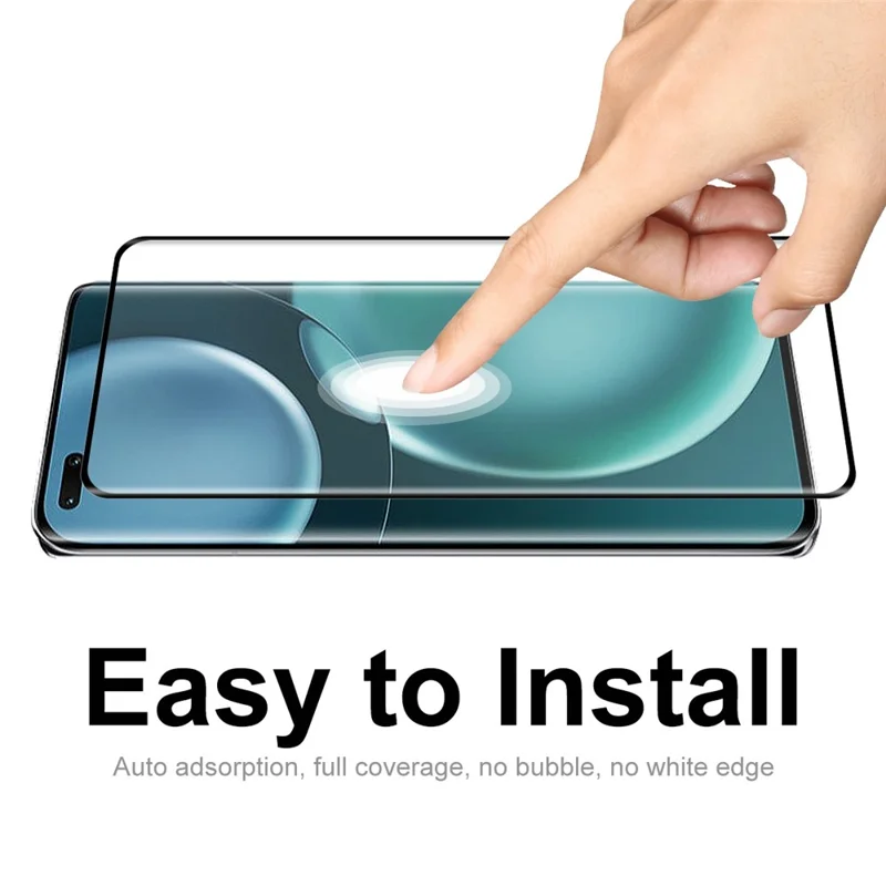 ENKAY HAT PRINCE 2Pcs / Set for Honor Magic4 5G / Magic4 Ultimate / Magic4 Pro 3D Curved Side Glue Tempered Glass Support Fingerprint Unlock