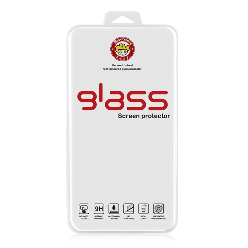 HAT PRINCE for Xiaomi Redmi 10A Tempered Glass Film HD Full Glue 2.5D Arc Edge 0.26mm 9HScreen Protector