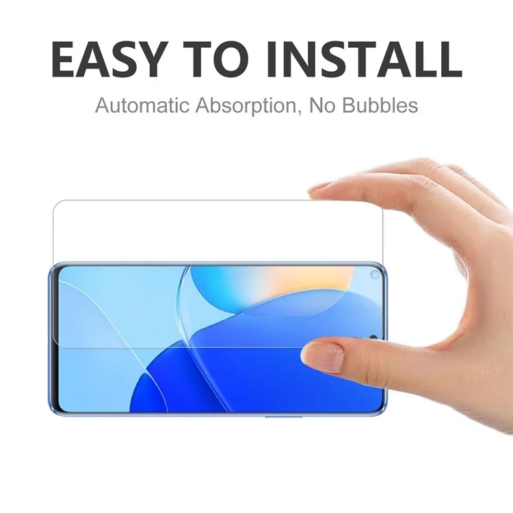 HAT PRINCE для Huawei nova 9 SE HD Без отпечатков пальцев Полный клей 2.5D дугообразный край 0,26 мм 9H Закаленная стеклянная пленка Защитная пленка для экрана