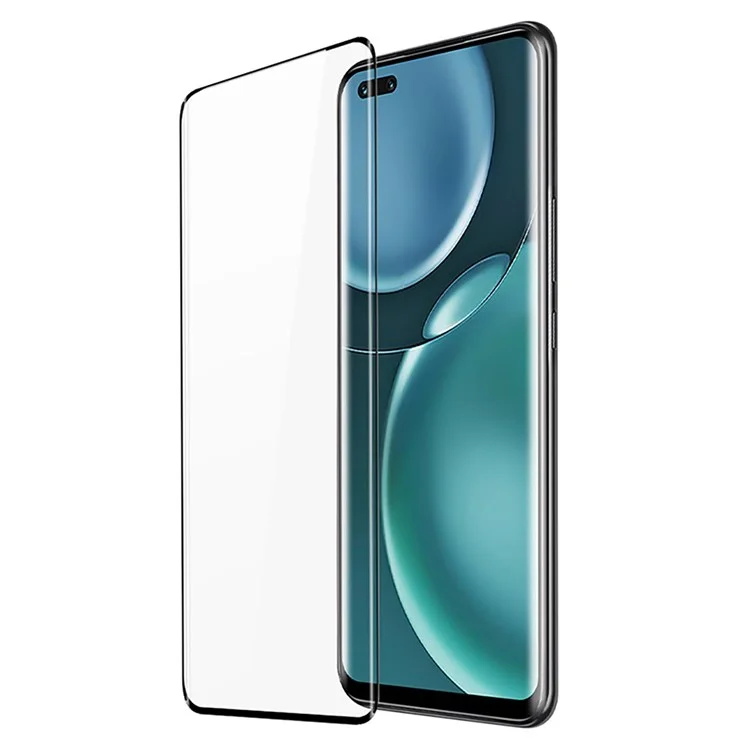 DUX DUCIS для Honor Magic4 Pro 0,33 мм Средний алюминиевый стеклянный защитный экран Clear Full Cover Full Glue Hot Bending Guard Film