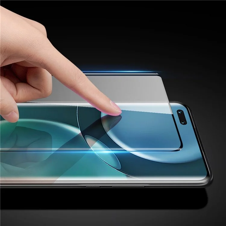 DUX DUCIS для Honor Magic4 Pro 0,33 мм Средний алюминиевый стеклянный защитный экран Clear Full Cover Full Glue Hot Bending Guard Film