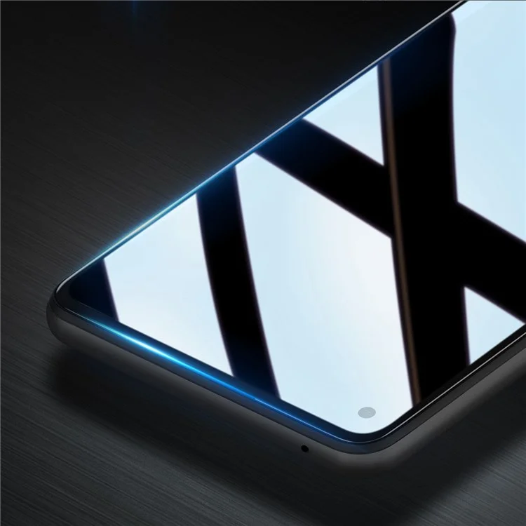 Dux Ducis Medium Alumina Tempered Glass Plam Для Realme 9 Pro+, (9d) 0,33 мм Полноразмерный Клейкий Клейский Антиэксплузионный Защитник Экрана