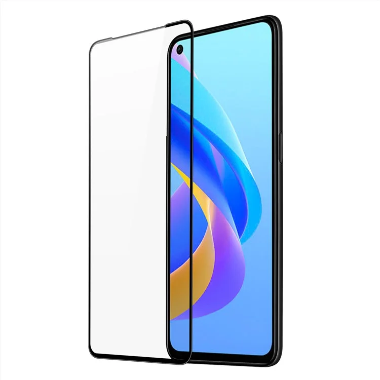 DUX DUCIS For Realme 9 Pro 5G / 9 5G / V25 / OnePlus Nord CE 2 Lite 5G / 9i / Oppo A36 / A76 0.33mm Bubble-free Full Glue Full Cover Medium Alumina Tempered Glass Anti-explosion (9D) Screen Film Protector