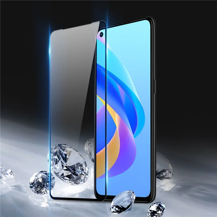 DUX DUCIS For Realme 9 Pro 5G / 9 5G / V25 / OnePlus Nord CE 2 Lite 5G / 9i / Oppo A36 / A76 0.33mm Bubble-free Full Glue Full Cover Medium Alumina Tempered Glass Anti-explosion (9D) Screen Film Protector