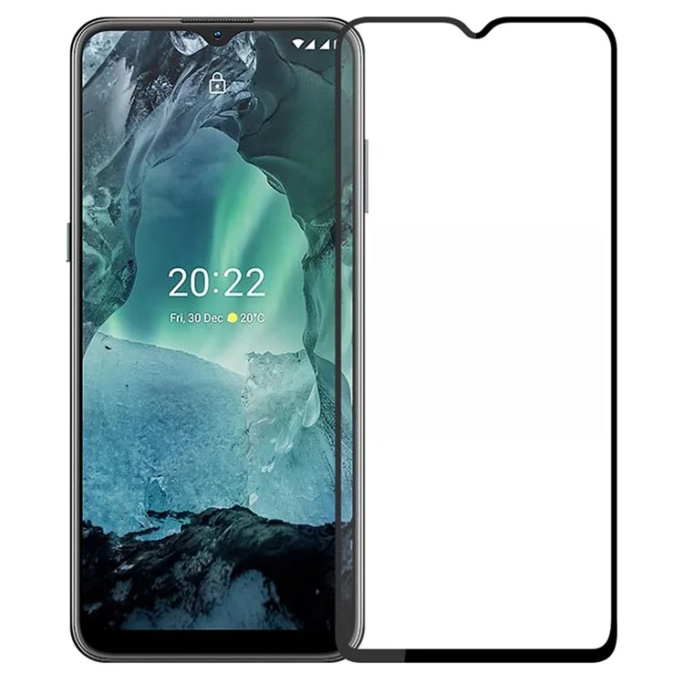 PINWUYO JK Tempered Glass Film Series-2 Für Nokia G21/G11 Full Screen Covering Anti-Shock Explosion-proof Full Glue Phone Screen Film Protector