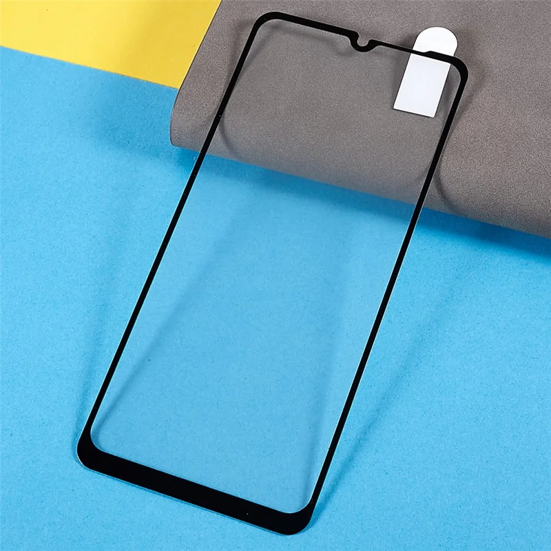 För Samsung Galaxy M33 5G (global version)/(Indien version) Heltäckande Skyddsskärm av Härdat Glas Högskärpa Helklistrad Silktryckt Anti-Shatter Film