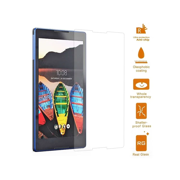 0.3mm Tempered Glass Screen Protector for Lenovo Tab3 8 Plus 8.0 inch (Arc Edge)