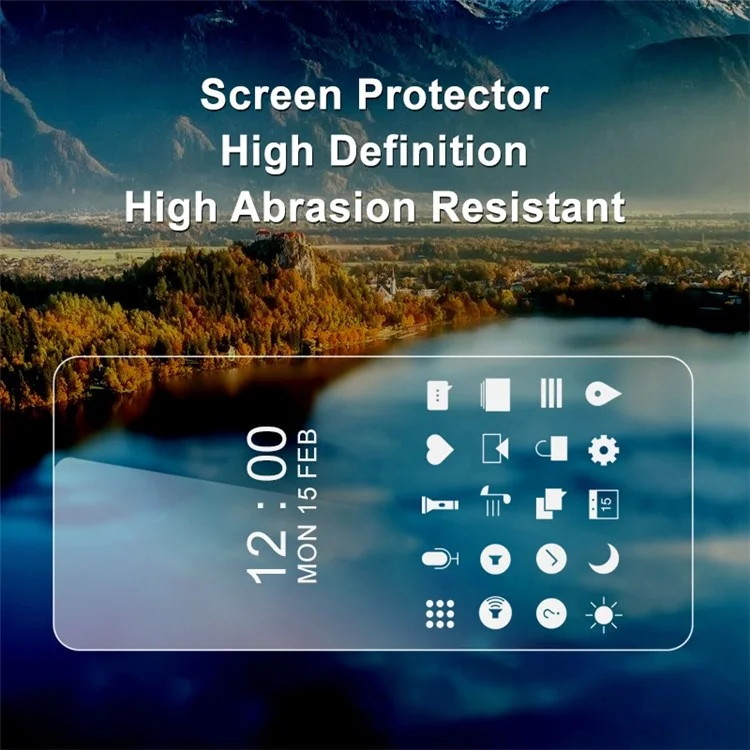 IMAK ARM Series pour Realme 9i / 9 Pro 5G / 9 5G / V25 / OnePlus Nord CE 2 Lite 5G Film souple en TPU (pas de couverture complète)