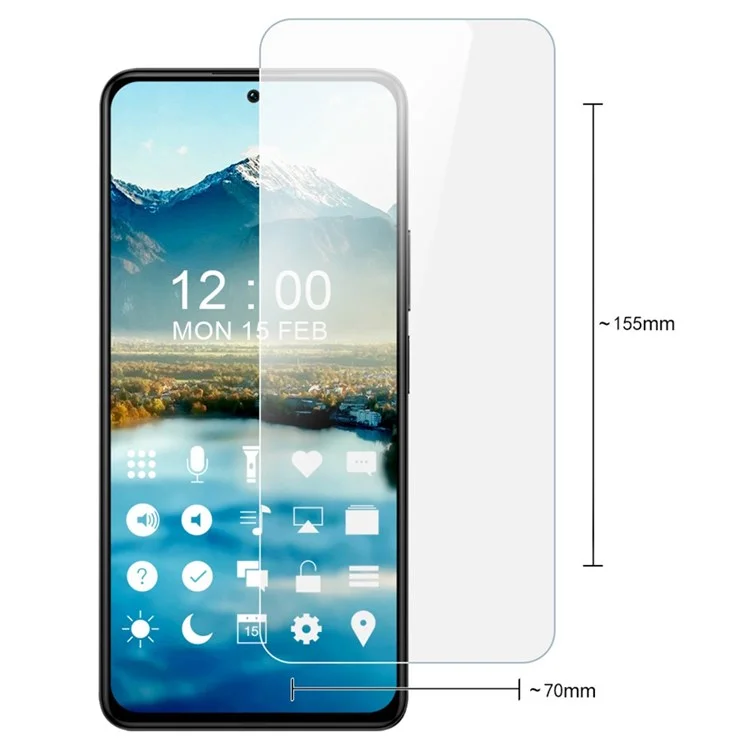 IMAK ARM Series pour Realme 9i / 9 Pro 5G / 9 5G / V25 / OnePlus Nord CE 2 Lite 5G Film souple en TPU (pas de couverture complète)