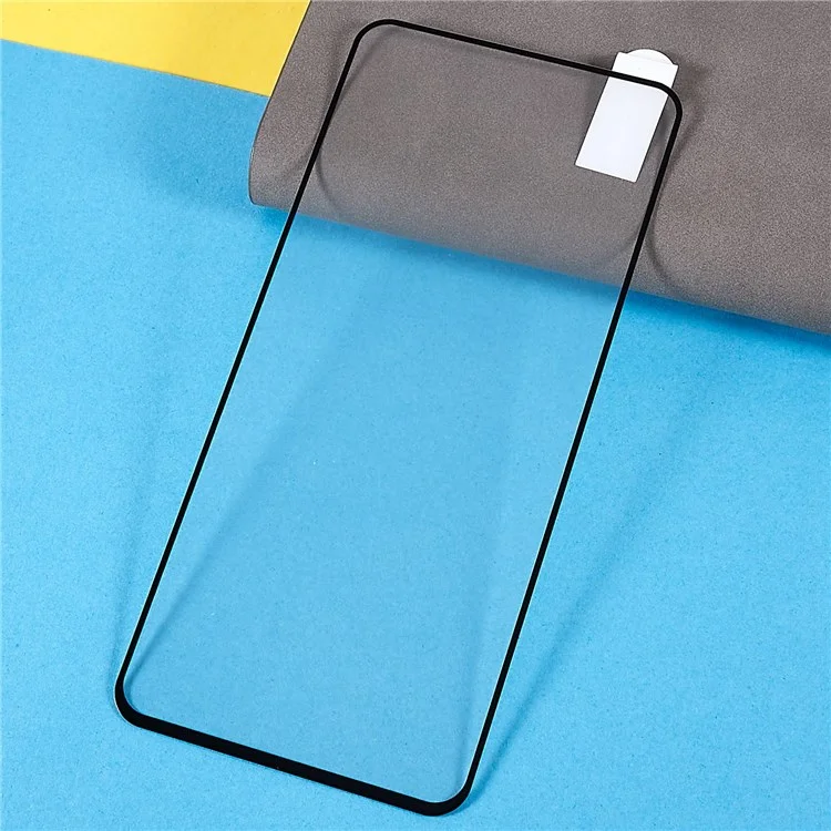 Para Xiaomi Black Shark 5 Cobertura completa Pegamento completo Película de vidrio templado antiarañazos Borde negro Impresión de seda Protector de pantalla ultra claro