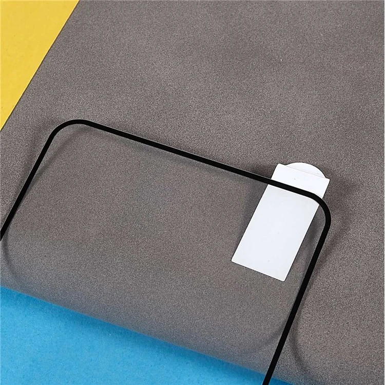 Para Xiaomi Black Shark 5 Cobertura completa Pegamento completo Película de vidrio templado antiarañazos Borde negro Impresión de seda Protector de pantalla ultra claro