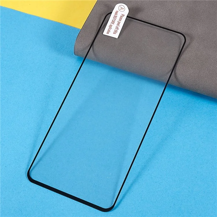 Para Xiaomi Black Shark 5 Cobertura completa Pegamento completo Película de vidrio templado antiarañazos Borde negro Impresión de seda Protector de pantalla ultra claro