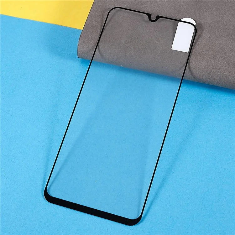 For Xiaomi Poco C40 Full Coverage Full Glue Tempered Glass Film Black Edge Silk Print Anti-explosion Screen Protector