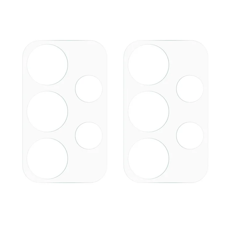 Para Samsung Galaxy A23 4G / 5G (Versão Global) / A33 5G / A53 5G / A73 5G 2Pcs / Set 2.5D Arc Edge Tempered Glass Camera Lens Film Ultra Clear Lens Protector