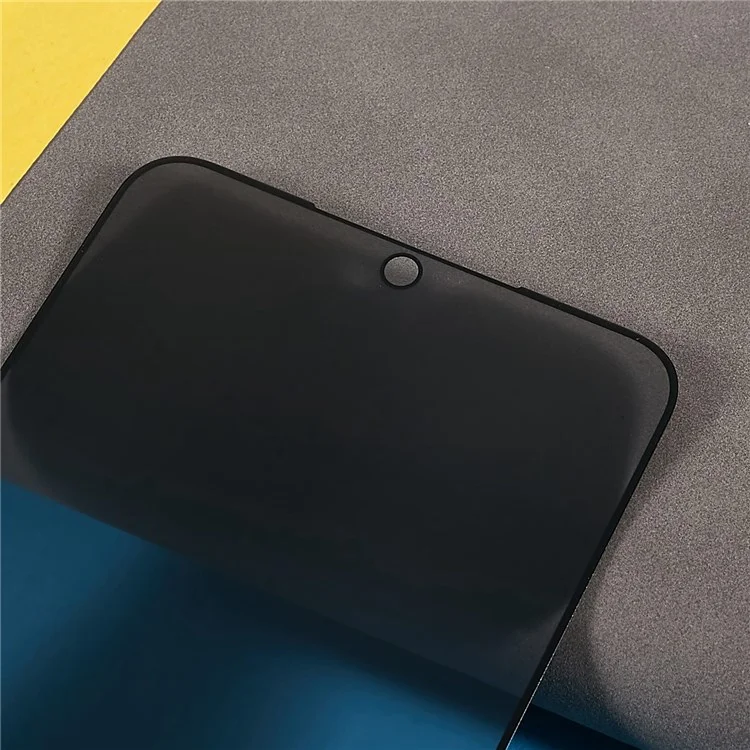 For Samsung Galaxy S22+ 5G / S23+ Privacy Anti-Spy Screen Protector Silk Printing Full Glue Tempered Glass Full Coverage Film