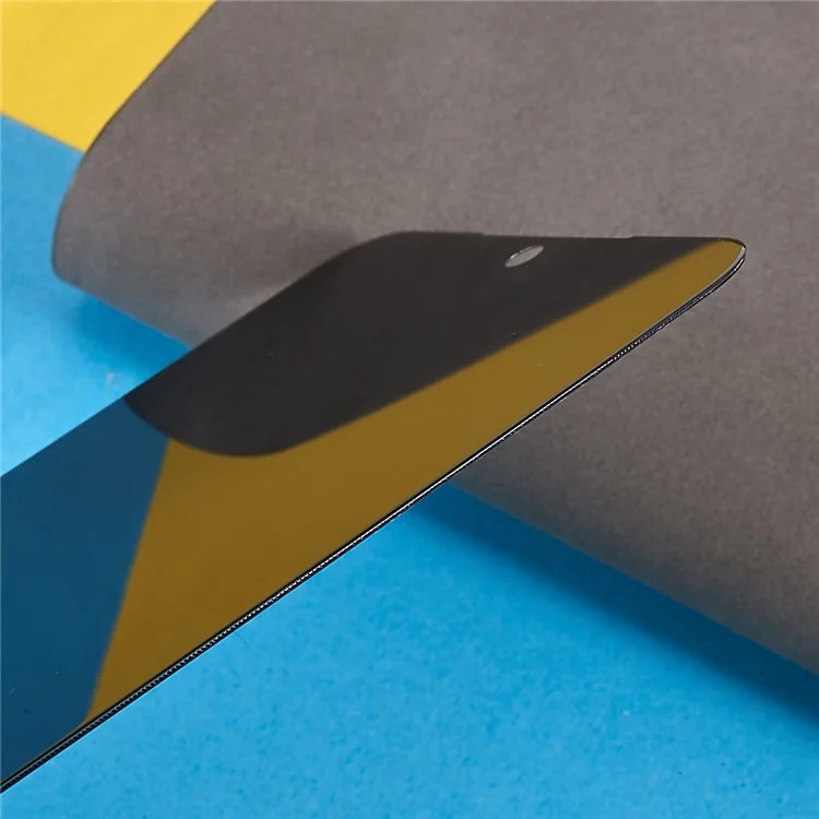 For Samsung Galaxy S22+ 5G / S23+ Privacy Anti-Spy Screen Protector Silk Printing Full Glue Tempered Glass Full Coverage Film