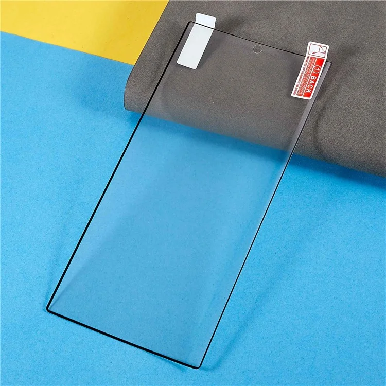 For Samsung Galaxy S22 Ultra 5G High Transparency Soft Screen Protector Full Cover Dust-Free PET Film with Black Edges