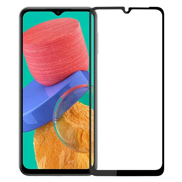 PINWUYO JK Tempered Glass Film Series-2 pour Samsung Galaxy M33 5G (version mondiale)/(version indienne) Protecteur d'écran full coverage anti-éclatement, anti-huile, full glue