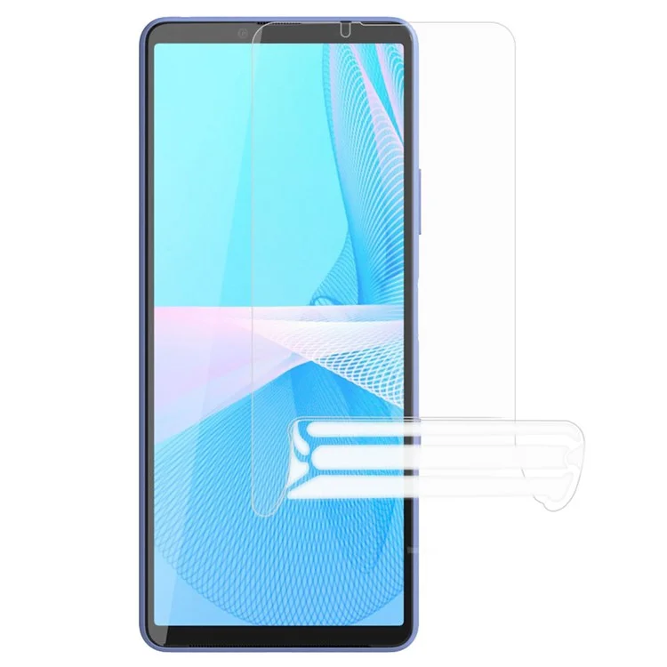 Para Sony Xperia 10 IV Full Covering Shockproof Anti-fingerprint Ultra Clear Soft TPU Phone Screen Protector