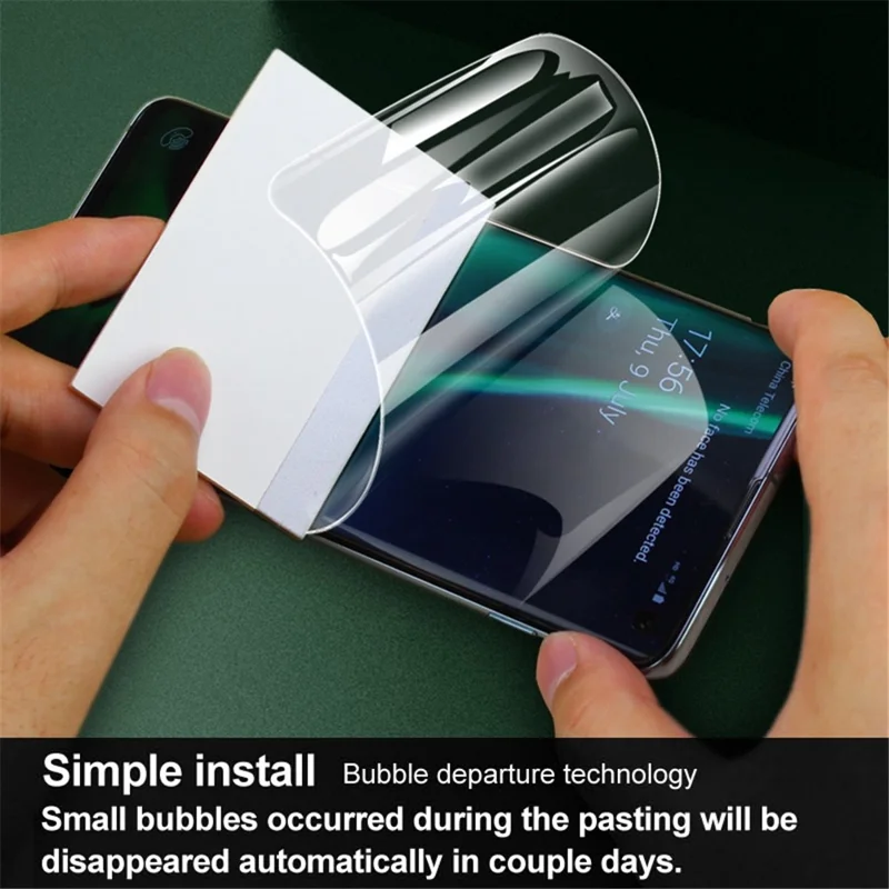 IMAK for Xiaomi Black Shark 5/5 Pro/5 RS 2Pcs/Set Hydrogel Film III Screen Protector High Sensitivity Full Coverage Transparent Soft TPU Protective Film