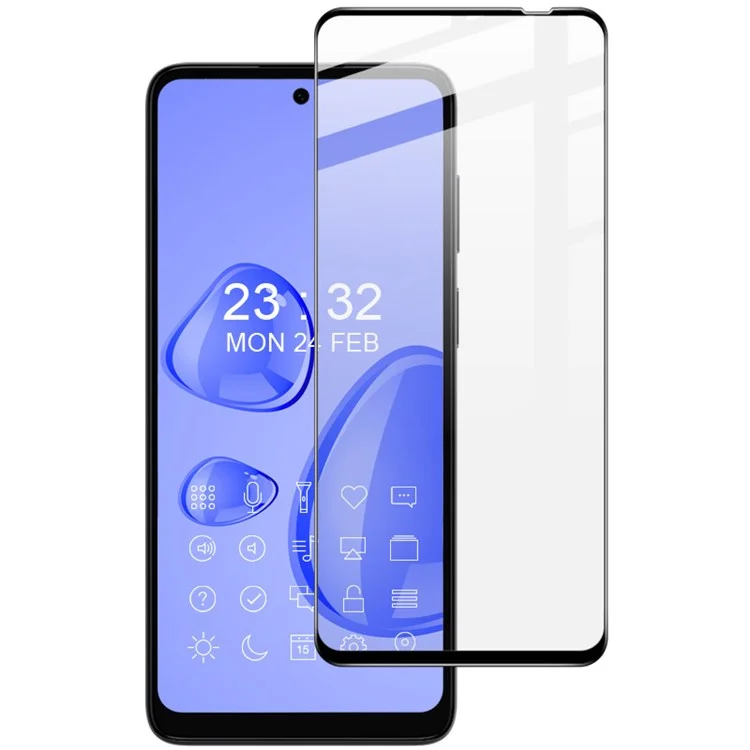 IMAK Pro+ Serie für Motorola Moto G22 4G Full Coverage Full Glue Bubble-free AGC Gehärtetes Glas Displayschutz Bildschirmfolie