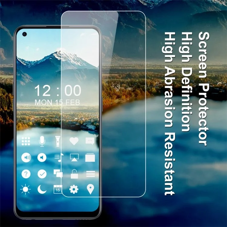 IMAK ARM Series para OnePlus Nord CE 2 5G Película protectora de pantalla de alta sensibilidad a prueba de explosiones, transparente, HD, suave y de TPU (sin cobertura completa)