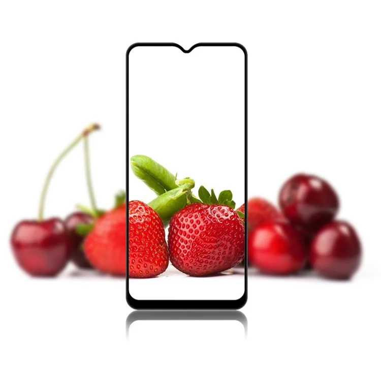 MOCOLO Complete Covering Screen Protector для Realme C31, Double Defense Full Glue Silk Printing Tempered Glass Clear Film - Black