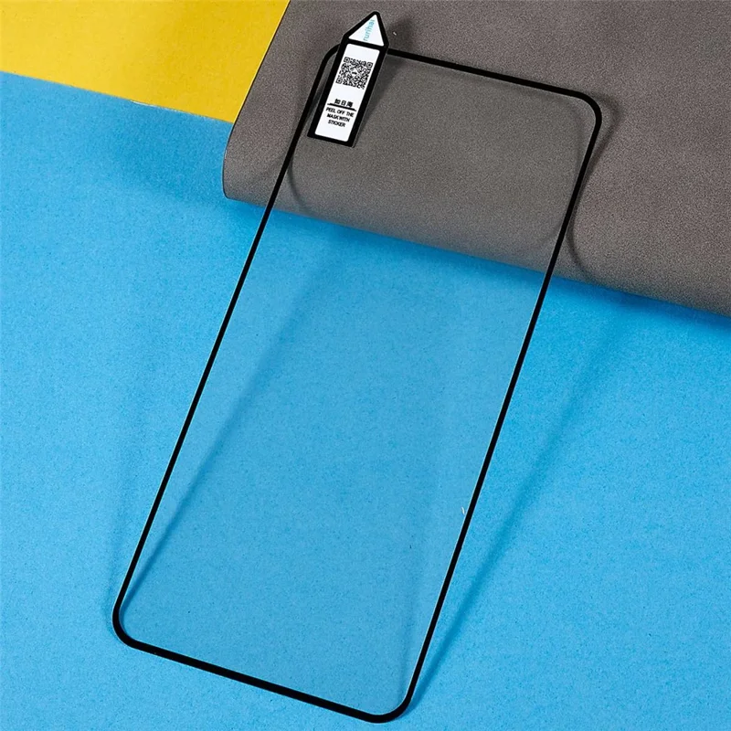 RURIHAI Tempered Glass Film for TCL 20L, Anti-explosion Full Glue 2.5D Secondary Hardening Full Coverage HD Screen Protector