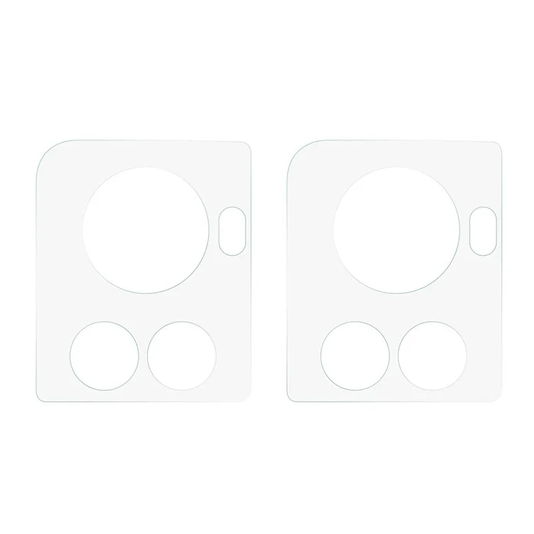 2Pcs/Set Camera Lens Protector for OnePlus Ace 5G, Anti-fingerprint Precise Cutout HD 3D Arc Edge Tempered Glass Film