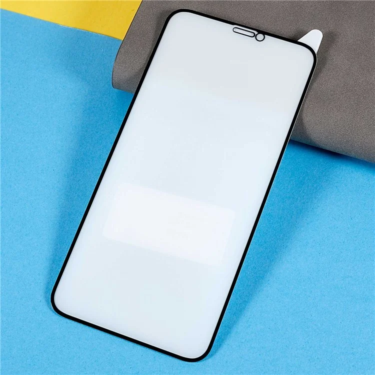 RURIHAI For iPhone 11 6.1 inch 0.18mm 2.5D Arc Edge AGC Tempered Glass Film Full Glue Silk Printing Anti-explosion Full Screen Protector