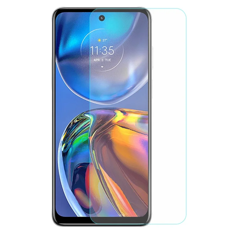For Motorola Moto E32 HD Screen Protector Scratch-resistant 0.3mm Arc Edges Anti-broken Tempered Glass Screen Film