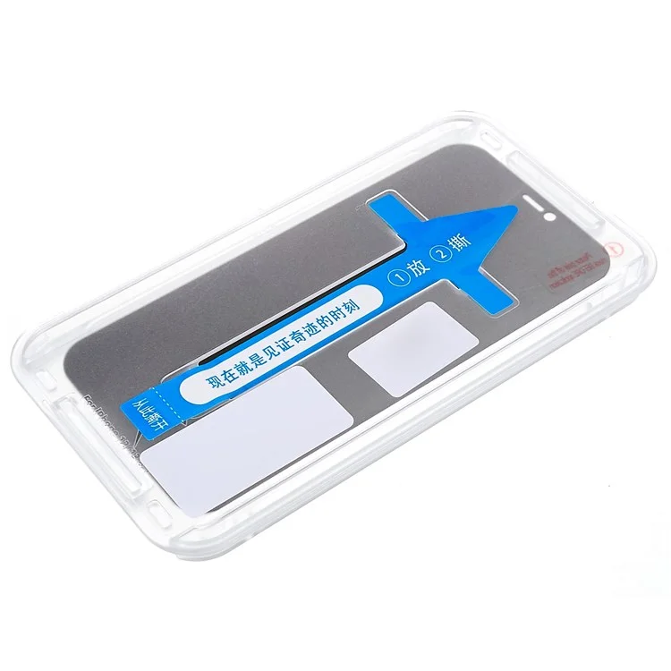 RURIHAI for iPhone 12/ 12 Pro 6.1 inch Anti-Spy AGC Tempered Glass Film Clear Anti-Fingerprint Full Glue 2.5D Privacy Screen Protector