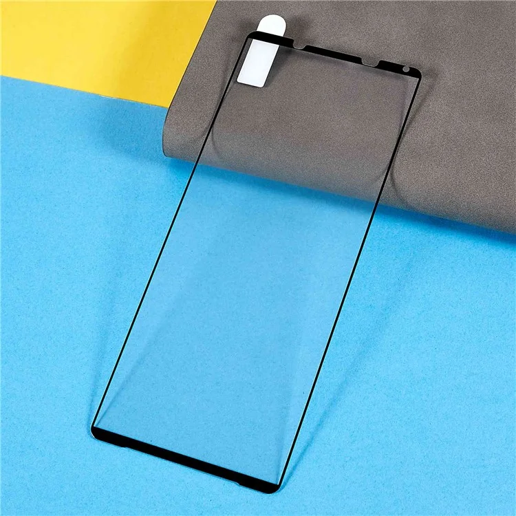 Für Sony Xperia 1 IV Seidendruckfolie aus gehärtetem Glas, vollständiger Abdeckung, staubabweisend, vollständiger Klebstoff, Bildschirmschutz
