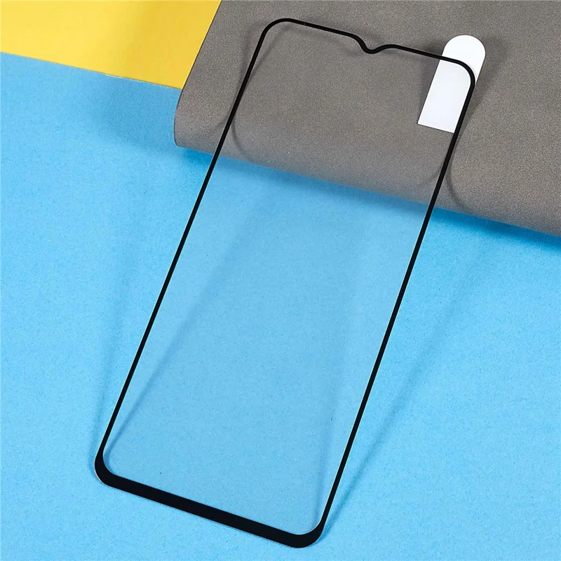 For Realme C35 Full Glue Mobile Phone Screen Protector Full Covering Anti-scratch Silk Printing Tempered Glass Film