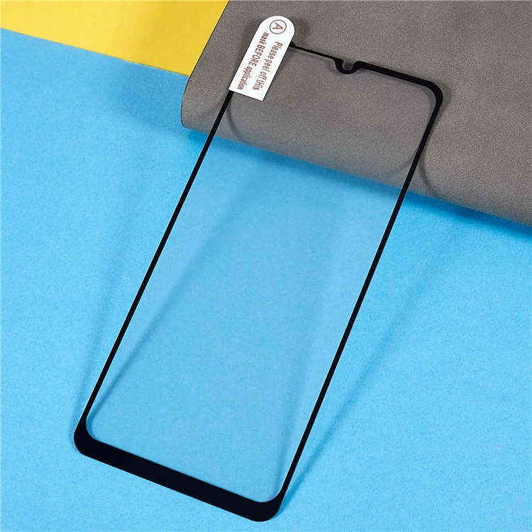 Para Samsung Galaxy M23 5G/F23 5G HD Clear Silk Printing Tempered Glass Film Full Coverage Scratch Resistant Full Glue Screen Protector